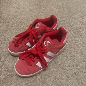 adidas Red and White Women's Sneakers